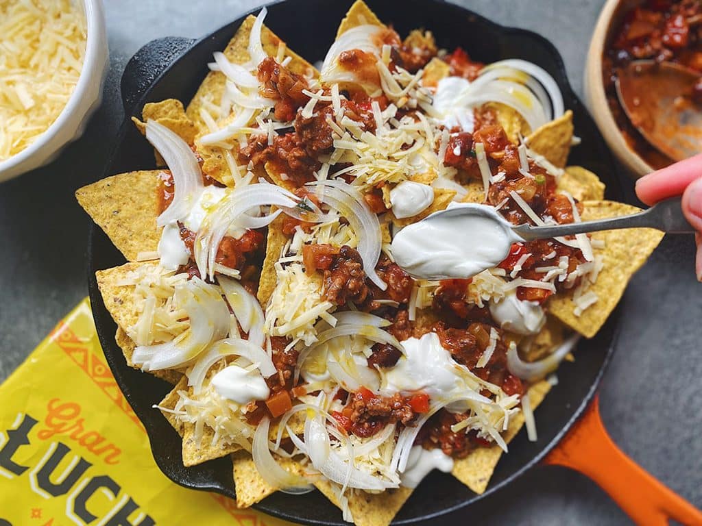 Chilli Beef Nachos