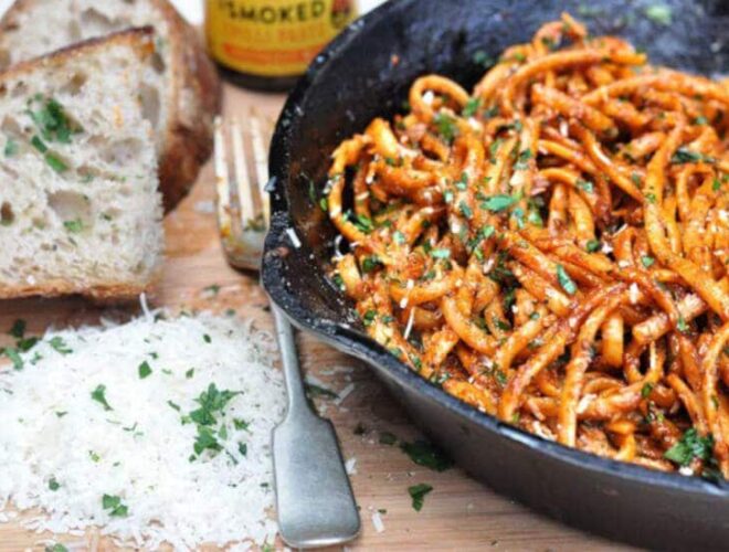 Chipotle Anchovy Pasta