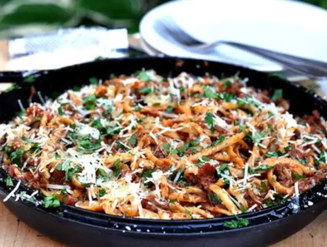 Spicy Spaghetti Bolognese