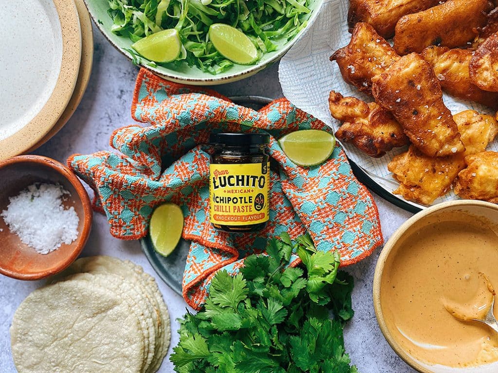 Baja Fish Tacos - Ingredients