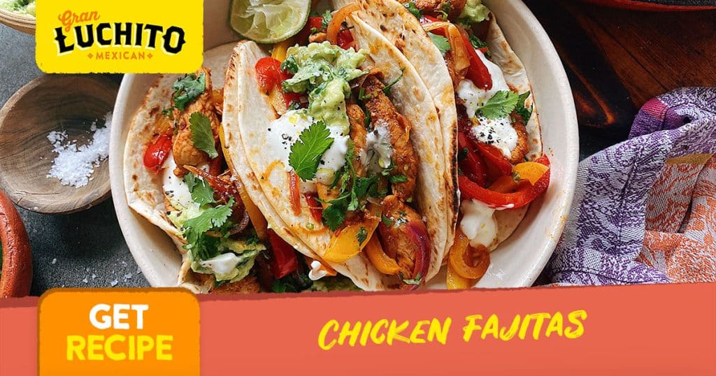chicken fajitas