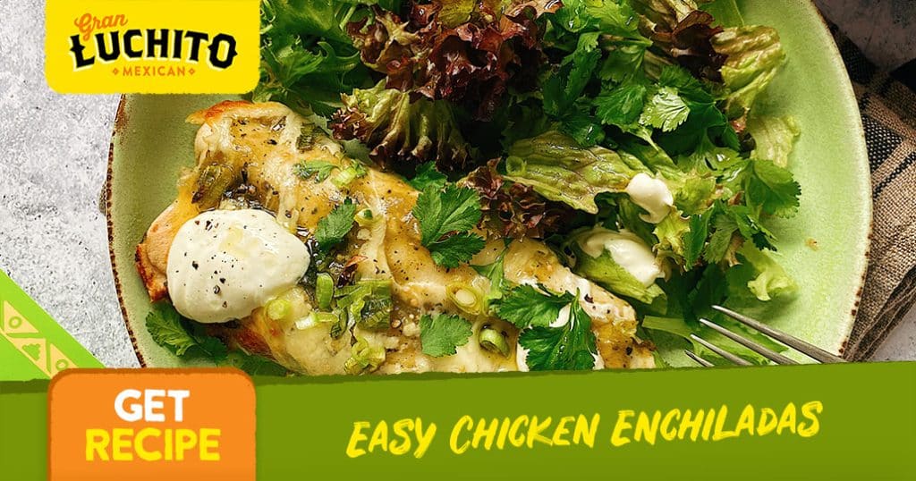 Easy Chicken Enchiladas