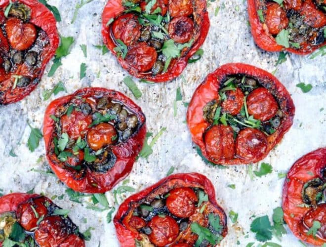 Slow Roasted Peppers