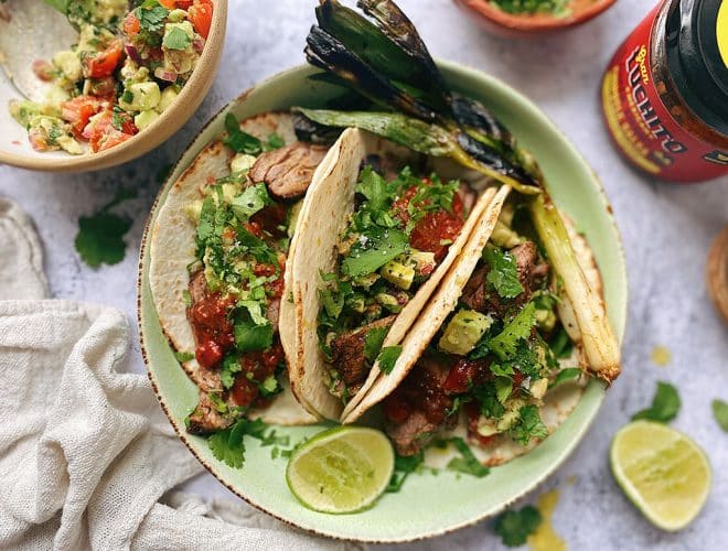 Mexican food and How to make tacos