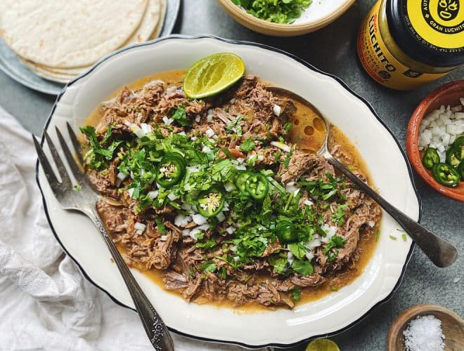 Slow Cooker Chipotle Lamb