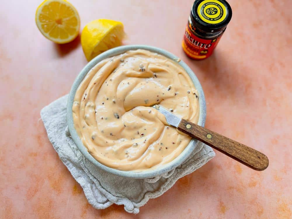 BBQ Sides - Macha Mayo finished dish