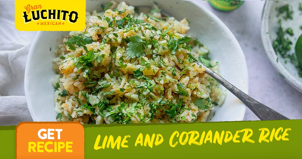 BBQ Sides - lime and coriander rice