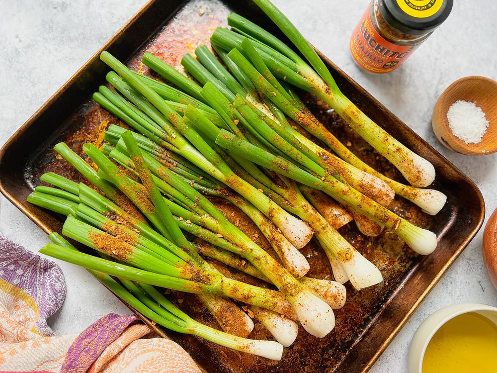 BBQ Sides - grilled onions prep step