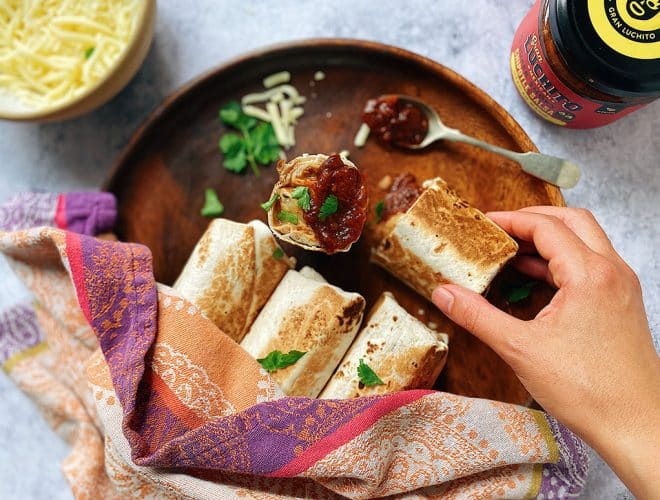 Refried Bean Burrito, recipes with refried beans