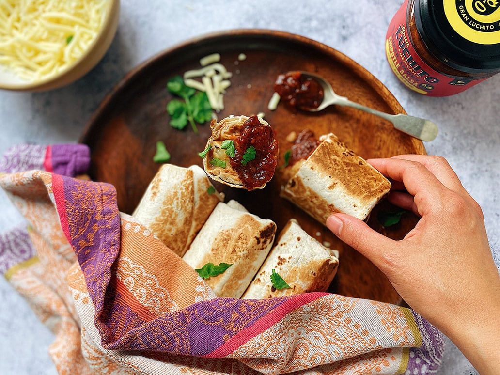 Refried Bean Burrito