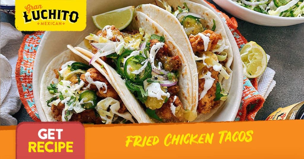 Fried Chicken Tacos - What To Serve With Nachos