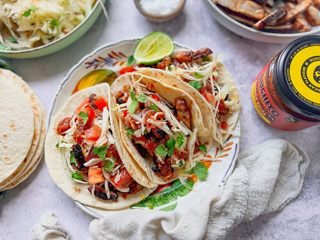 Spicy Chipotle Pork Tacos