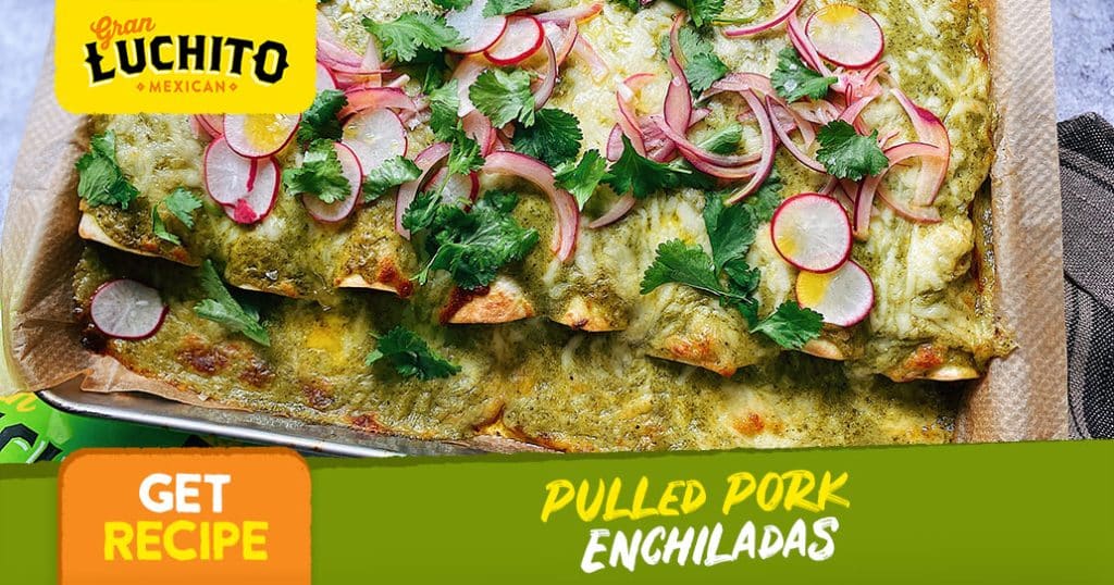 Pulled Pork Enchiladas