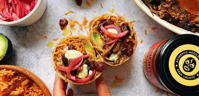 Pulled Pork Burrito - Pork Burrito Recipe finished