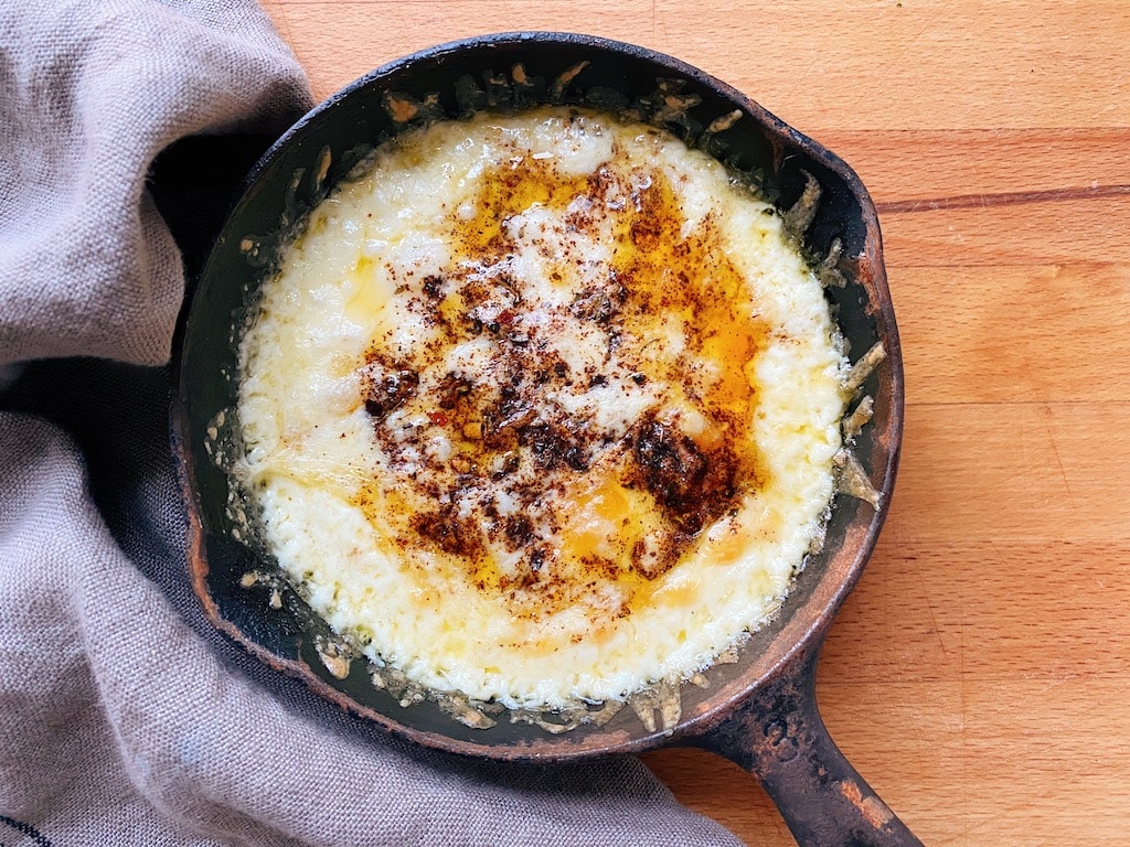 How To Cool Down Spicy Food - Quick Cauliflower Queso prep step