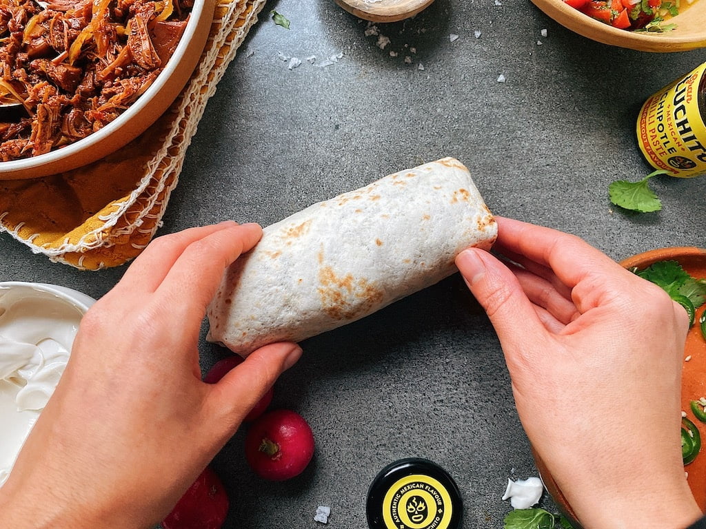 How to make Burritos - how to roll a burrito