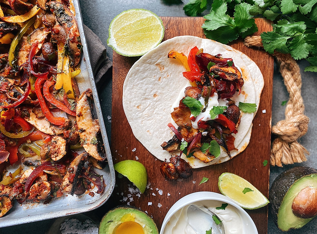 Mushroom Fajitas