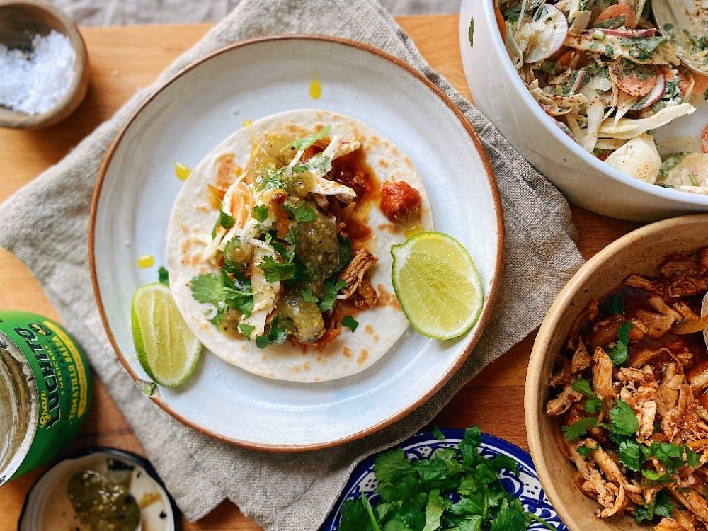 Easy Chicken & Chorizo Tacos