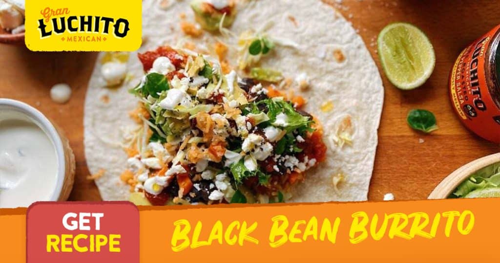 How to make Burritos  - Black Bean Burrito