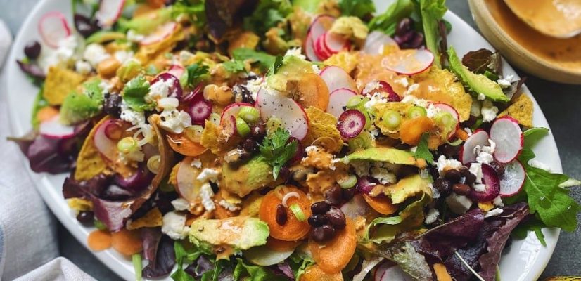 Mexican Avocado Recipes - Mexican Salad finished dish