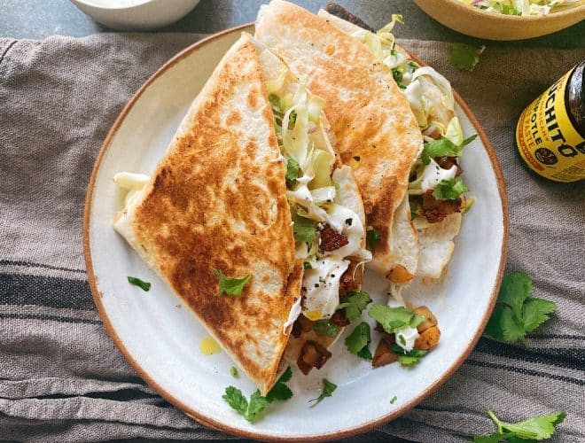 Tortilla Wrap Hack finished dish