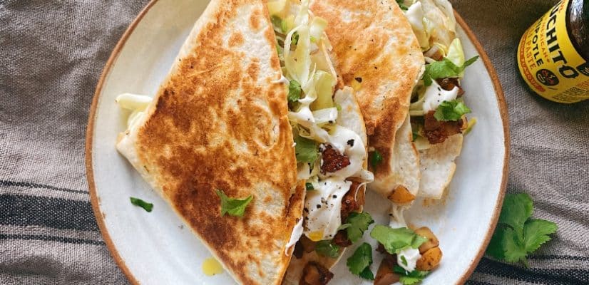 Tortilla Wrap Hack finished dish