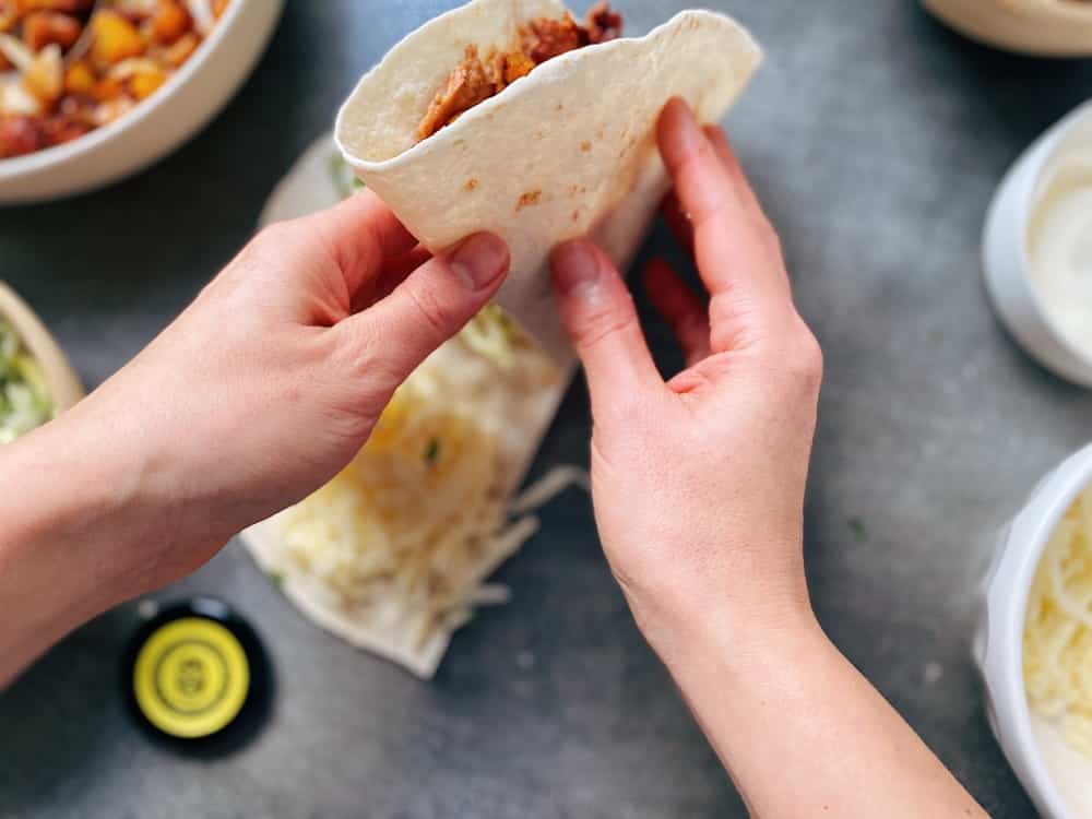 Tortilla Wrap Hack - How To Cool Down Spicy Food