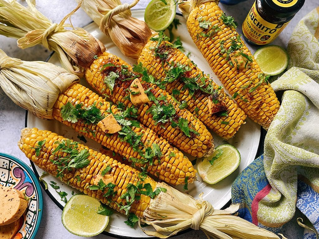 BBQ Corn - Mexican Street Food Recipes - BBQ Sides