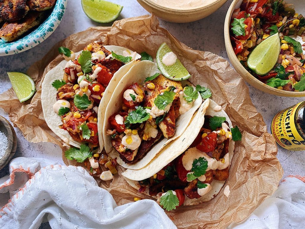 BBQ Tips - Halloumi Tacos