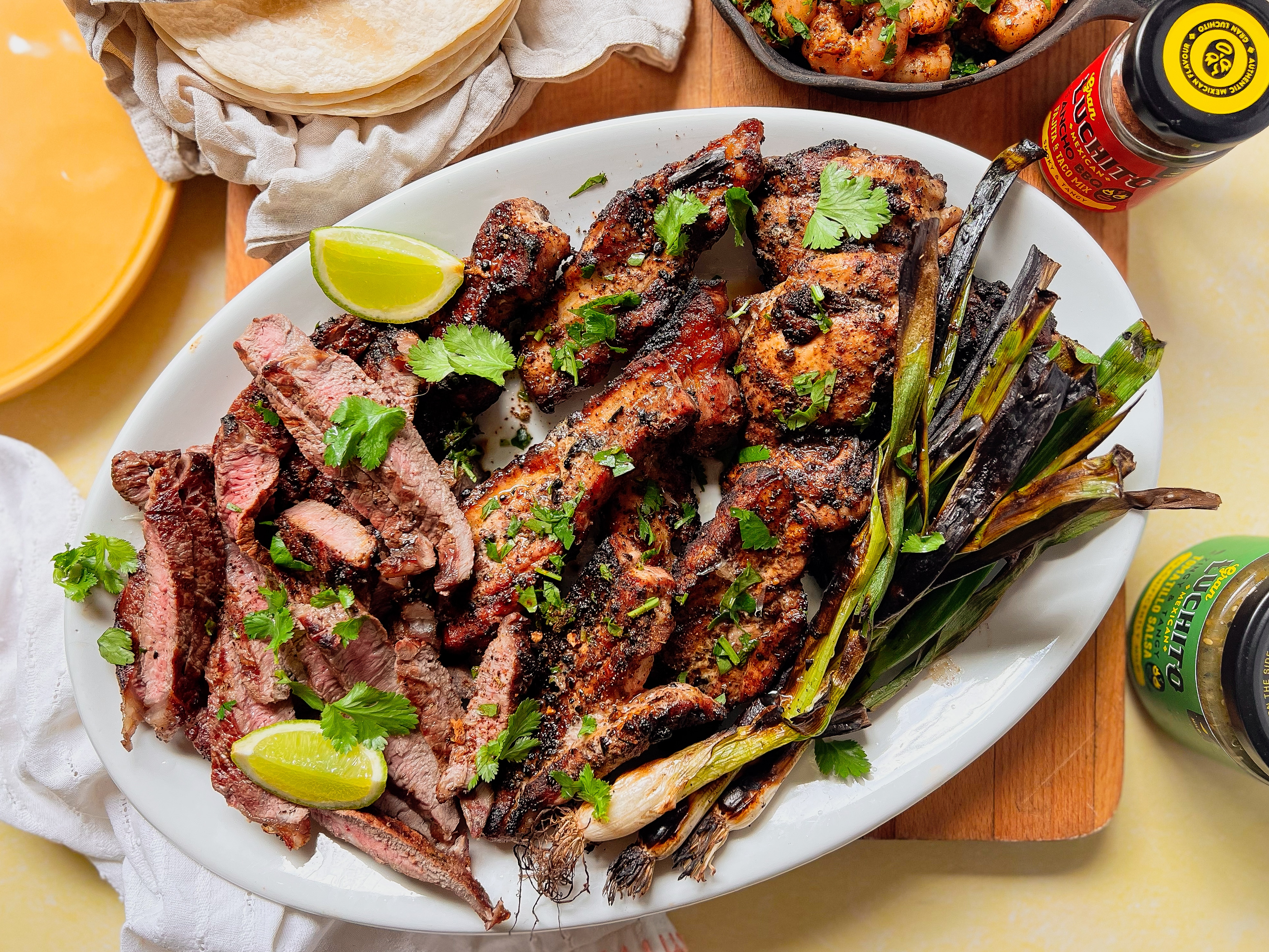 Mexican BBQ Parrillada Dish