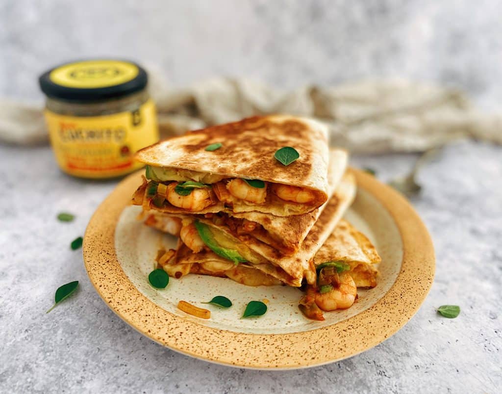 Prawn Quesadilla