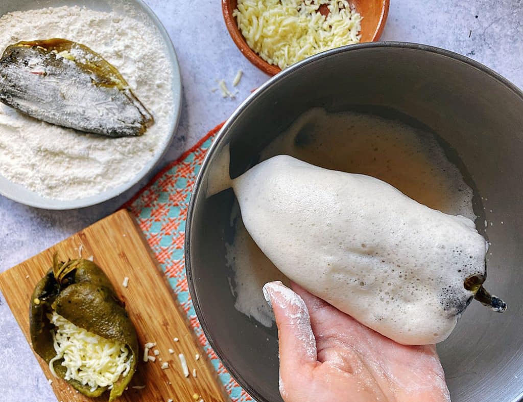 Day of the Dead food - Stuffed Poblano Peppers