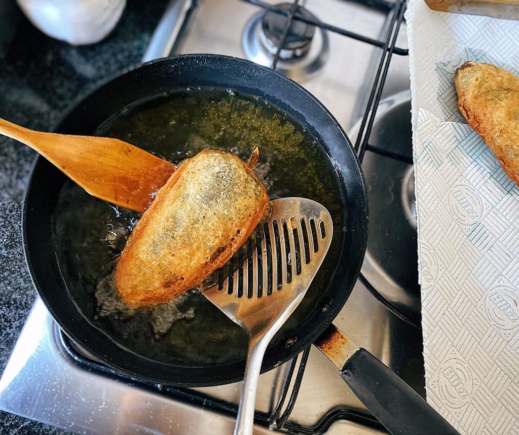 Day of the Dead food - Stuffed Poblano Peppers