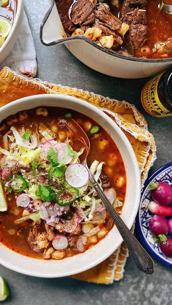 Mexican Culture - Pozole soup, Mexican Dinner Party