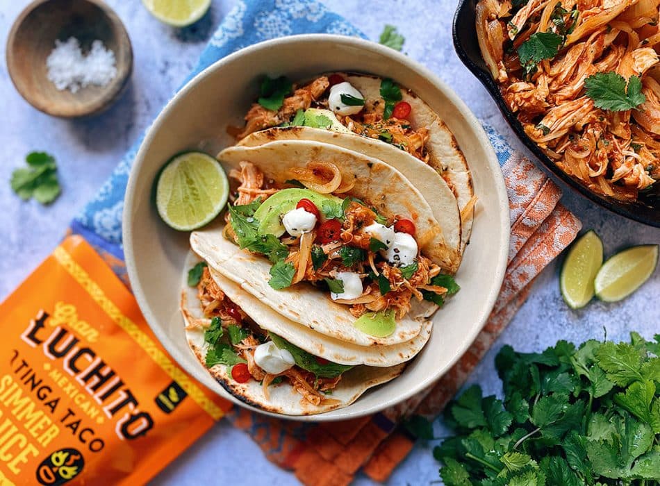 Easy Mexican Recipe - chicken tinga tacos - Home - Gran Luchito