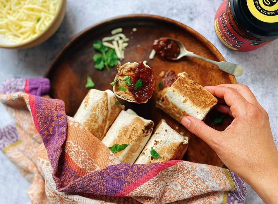 Mexican Meals on a Budget - Refried Bean Burrito