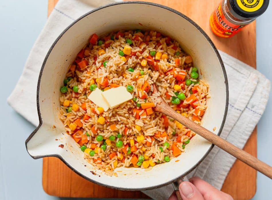 What to serve with enchiladas - Arroz Primavera