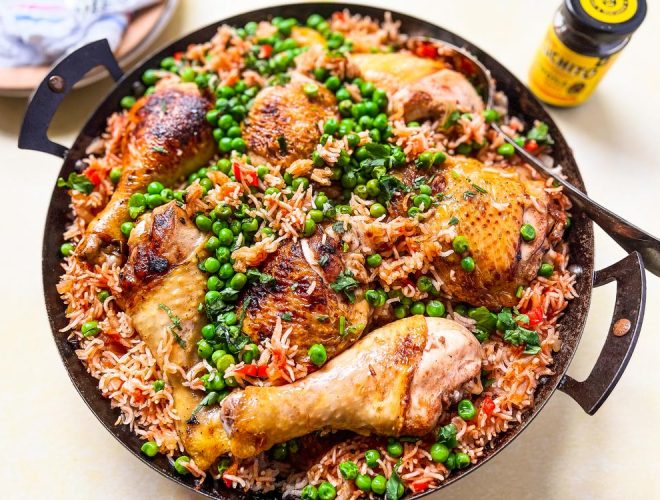 Arroz Con Pollo finished dish
