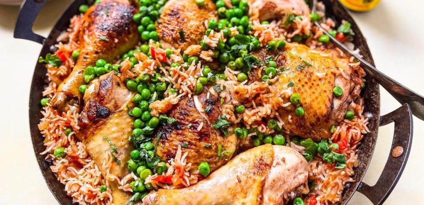 Arroz Con Pollo finished dish