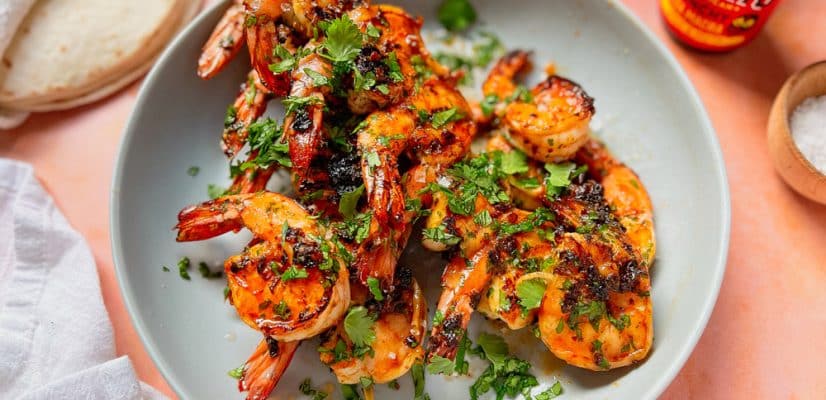 Grilled Shrimp finished - Mexican BBQ