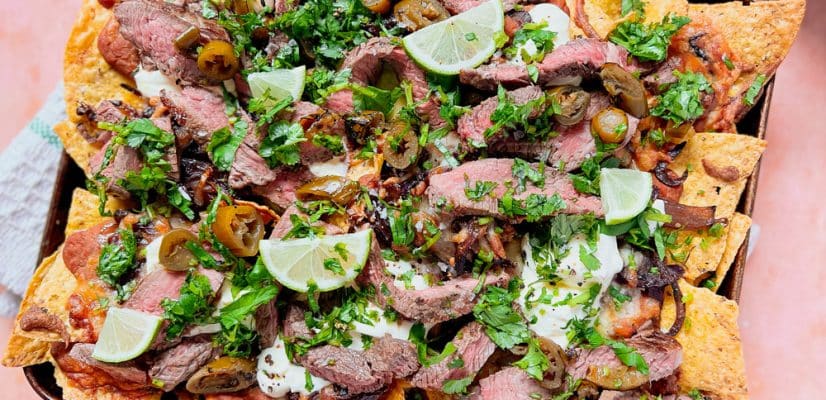 Steak Nachos finished dish