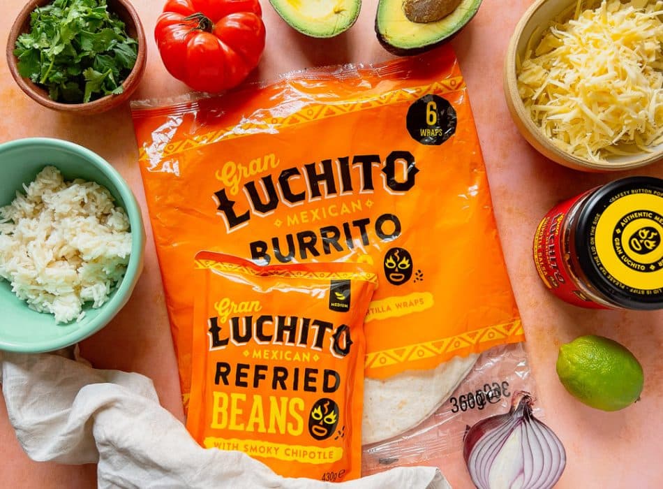 Air Fryer Burrito ingredients