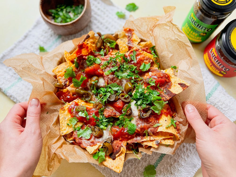 finished dish Air Fryer Nachos - What To Serve With Nachos