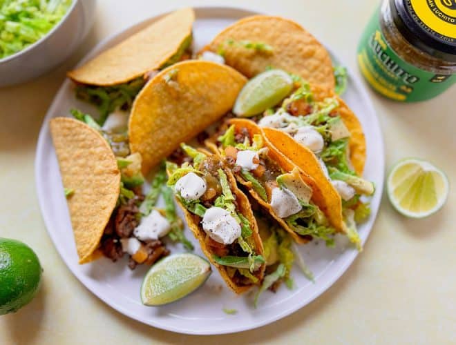 Crunchy Beef Tacos instruction image