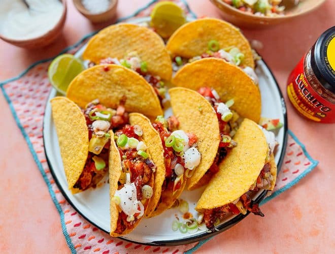 Crunchy Chicken Taco steps images - Easy Mexican Recipe