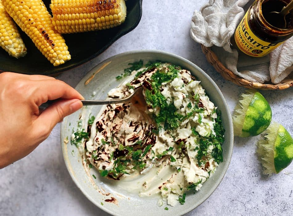 Elotes - preparation - BBQ Sides