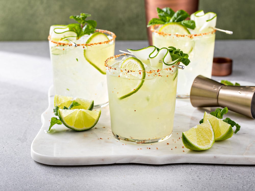Best Mexican Cocktails - Spicy Cucumber Margarita
