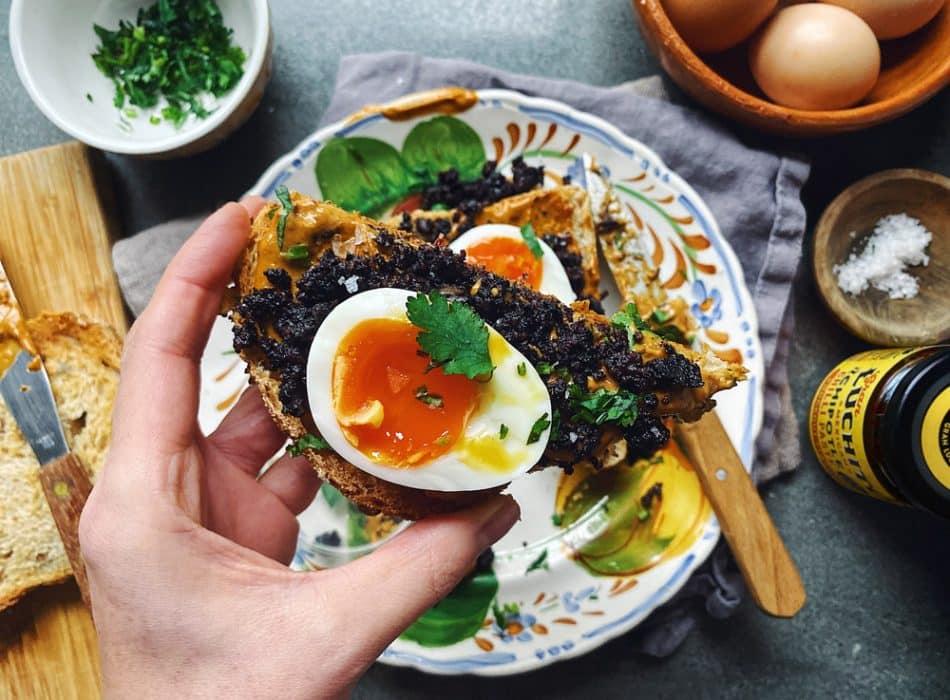 Mexican Breakfast- Black Pudding Breakfast finished dish