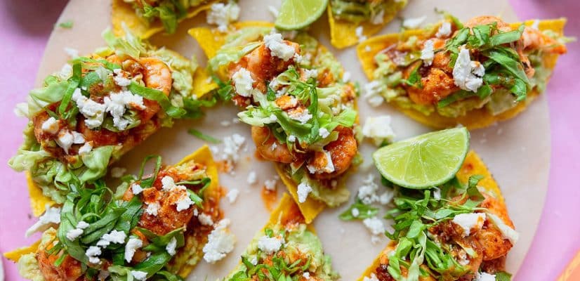 shrimp tostada