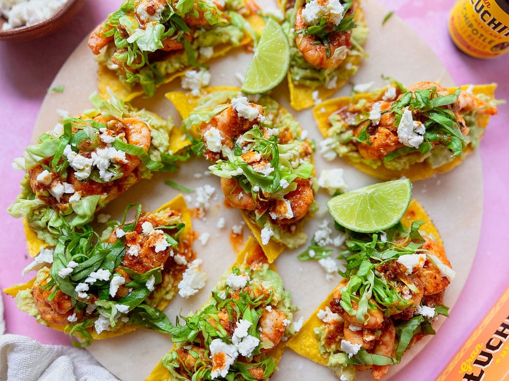 Shrimp Tostada